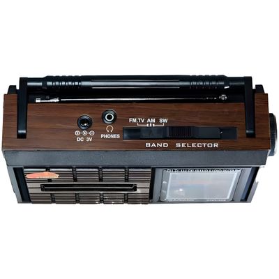 Rádio Vintage Portátil AM/FM/TV/SW com Alto-Falante HI-FI e Fone de Ouvido – Bivolt SW