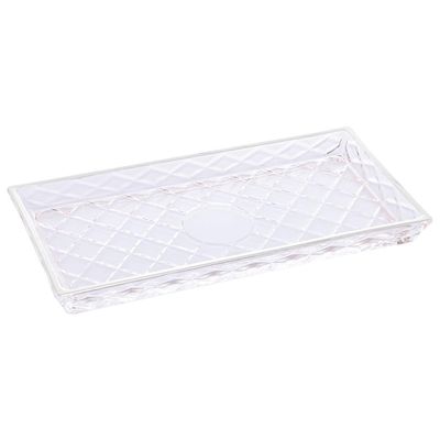 Travessa Cristal Lyor Deli Diamond 28,5X14,5X2 Transparente