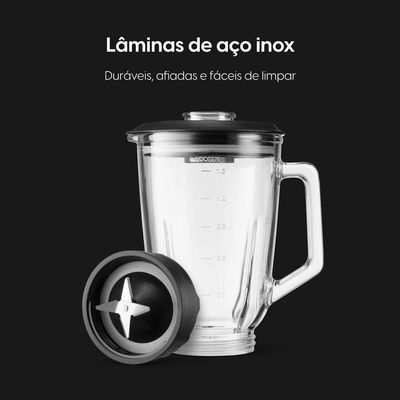 Liquidificador Elgin Super Force Preto 900W 3 Velocidades Preto / 110