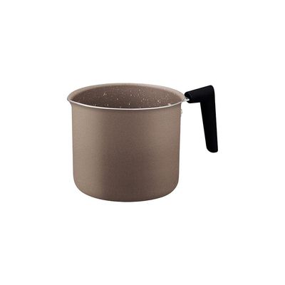 Fervedor Tramontina Milazzo 14cm Alumínio Antiaderente Starflon Max Soft-touch Amêndoa