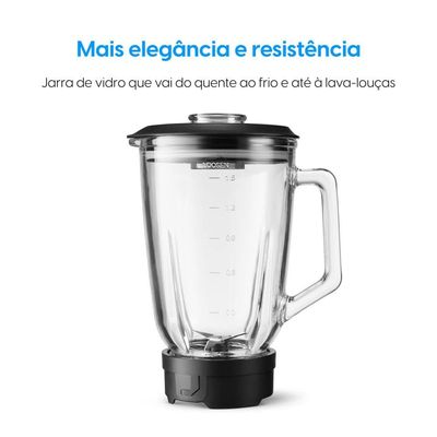 Liquidificador Elgin Super Force Preto 900W 3 Velocidades Preto / 220