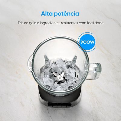 Liquidificador Elgin Super Force Preto 900W 3 Velocidades Preto / 220