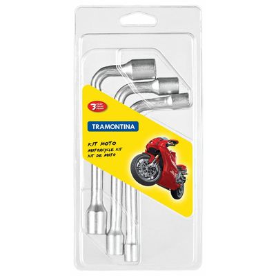 Jogo de Chaves para Moto Tramontina  3 Peças