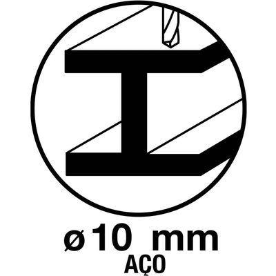 Parafusadeira e Furadeira Tramontina Master Bateria 10,8v