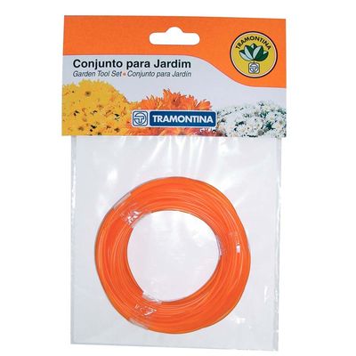 Fio de Nylon para Jardim Tramontina 1,8 MM  Laranja