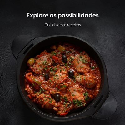Panela Elétrica de Arroz Elgin Rizzo PAR40 5 Xícaras Preto / 110