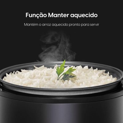 Panela Elétrica de Arroz Elgin Rizzo PAR40 5 Xícaras Preto / 220