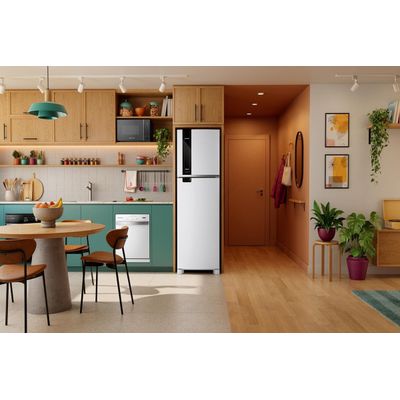 Geladeira Brastemp BRM46MB Frost Free 385L Duplex Xpert Inverter Painel Eletrônico Branco Branco / 110