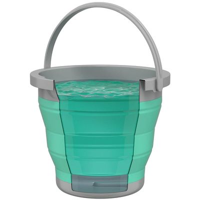 Balde Retrátil FlashLimp 5L - Verde Água