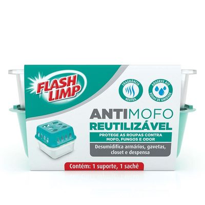 Antimofo Reutilizável FlashLimp - 400g