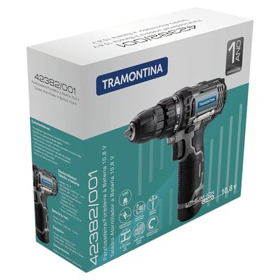 Furadeira/Parafusadeira Tramontina 3/8"  10.8V