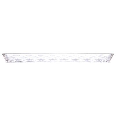 Travessa Cristal Lyor Deli Diamond 28,5X14,5X2 Incolor Elegante Versátil Sofisticada Transparente