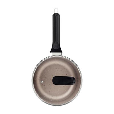 Panela Tramontina Milazzo 16cm Alumínio Antiaderente Starflon Max Soft-touch Amêndoa