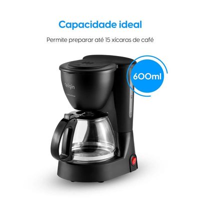 Cafeteira Elétrica Elgin Coffee Break 15 Xícaras Preto / 110
