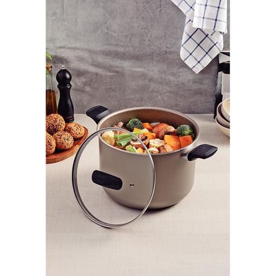 Caldeirão Tramontina Milazzo 26cm Amêndoa