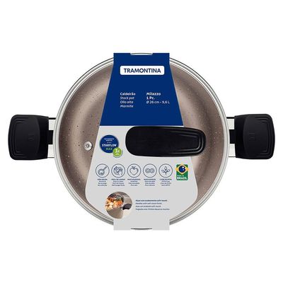 Caldeirão Tramontina Milazzo 26cm Amêndoa