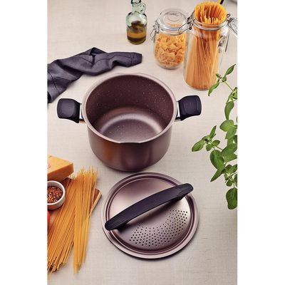 Espagueteira Tramontina Milazzo 22cm Amêndoa