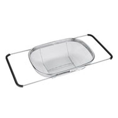 Escorredor Dynasty Ajustável Inox Alça Silicone Prata