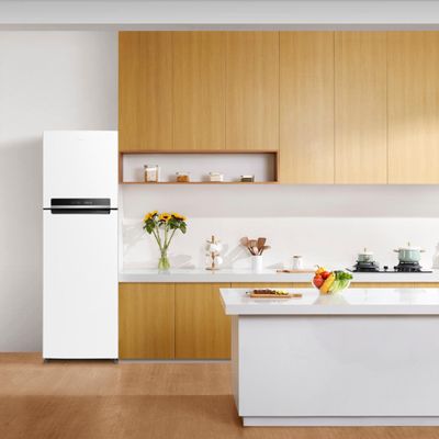 Refrigerador Frost Free Midea MDRT572EVD013 Inverter 425L Duplex Branca Bivolt