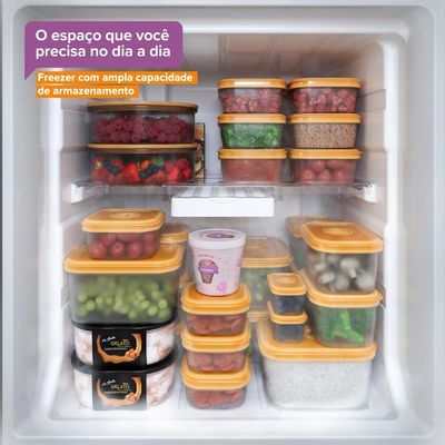 Geladeira Continental TC45S Frost Free Duplex 400L Prata / 110