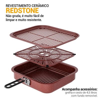 Fritadeira Elétrica Air Fryer Philco Oven PAF15B Preto / 110