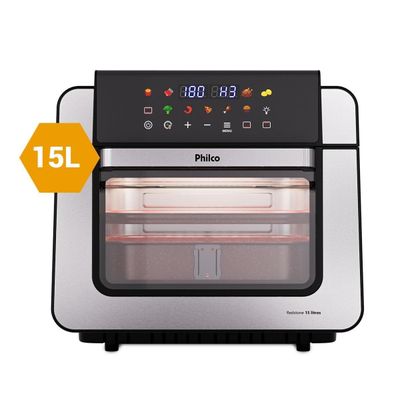Fritadeira Elétrica Air Fryer Philco Oven PAF15B Preto / 110