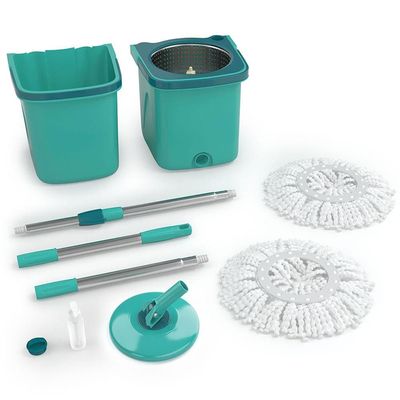 Mop Giratório Pró FlashLimp Duas Águas - Verde