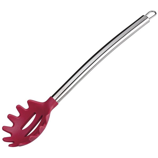Pegador para Massas Euro em Silicone - Vermelho