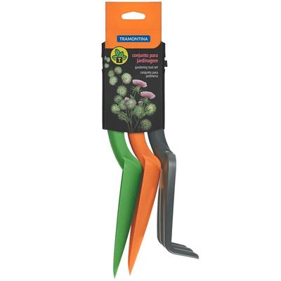 Conjunto para Jardim Tramontina Plástico - 3 Peças