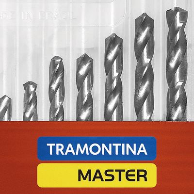 Jogo de Brocas HSS para Aço Tramontina Master Polegadas - 13 Peças