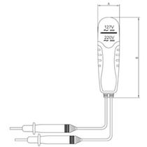 Detector de Tensões Tramontina 127V e 220V