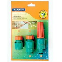 Conjunto p/ Irrigação Tramontina c/ Engates Rápidos