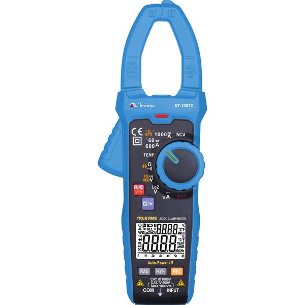 Alicate Amperimetro Minipa ET3367C AZ