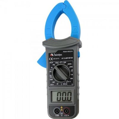 Alicate Amperimetro Digital ET-3111 AZUL/PRETO Minipa