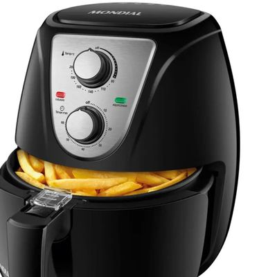 Fritadeira AIR FRYER Mondial 3,6L AF36 - 75992-01  PRETO/INOX  110 VOLTS