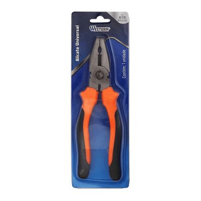 Alicate Universal 8" Ferro e PVC (policloreto de Vinil)