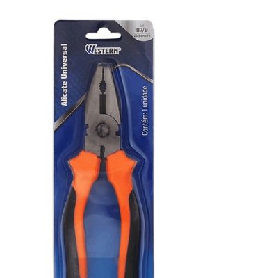 Alicate Universal 8" Ferro e PVC (policloreto de Vinil)