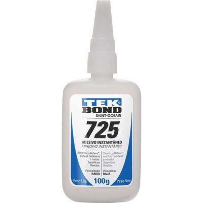 Adesivo Instantâneo Base Cianoacrilato Transparente 100 G