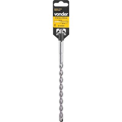 Broca Com Encaixe Tipo Sds Plus, 10,0 Mm X 210 Mm, Vonder