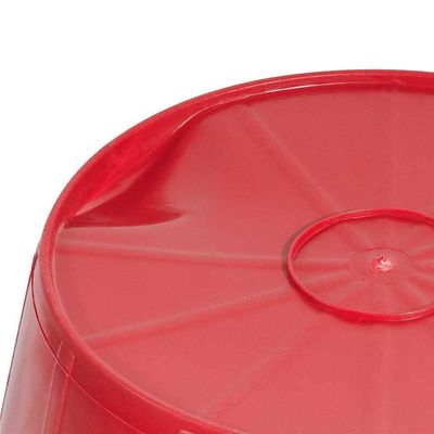 Balde De Plástico Extraforte, 12 Litros, Vermelho