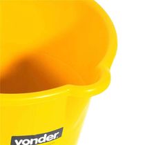 Balde De Plástico Extraforte, 12 Litros, Amarelo