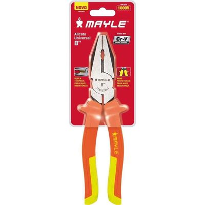 Alicate Universal Isolado 1.000 V, 8, Com Cabo Emborrachado, 119222m-1 Mayle Ostenvonder