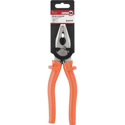 Alicate Universal 8, Aço Carbono, Heavy Duty, Nove54 Ostenvonder