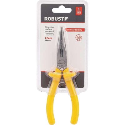 Alicate Reto De Bico Meia-cana, 6 (152,4 Mm), Tipo Telefone, S28502150 Robust Ostenvonder
