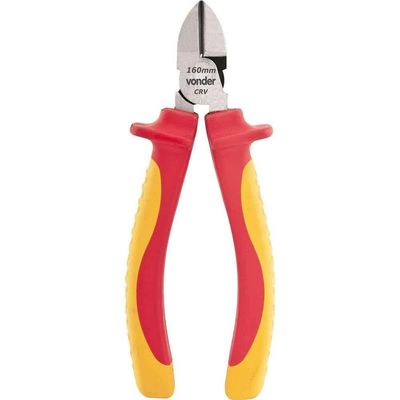Alicate Corte Diagonal 160 Mm, Vde, Com Isolação Até 1.000 V, Vonder Ostenvonder
