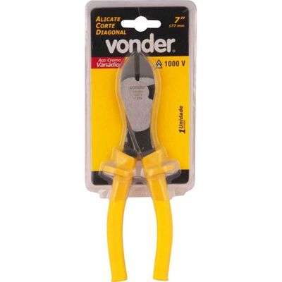 Alicate Corte Diagonal 7, Com Isolação Até 1.000 V, Vonder Ostenvonder