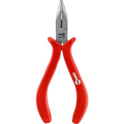 Alicate Bico Meia Cana Reto 4.1/2, Em Aço Carbono Polido, Nove54 Ostenvonder