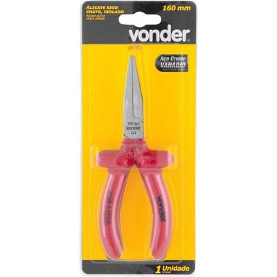 Alicate Bico Chato, 6, Cabo Isolado Iec 1.000 V, Vonder Ostenvonder