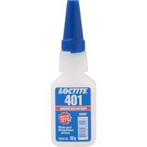 Adesivo Instantâneo Cianoacrilato, Industrial, 401, 20 G, Loctite