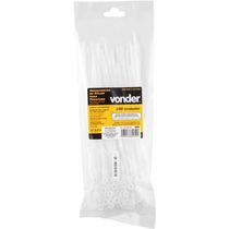 Abraçadeira De Nylon Para Parafusos, Branca, 220 Mm X 4,3 Mm, Vonder